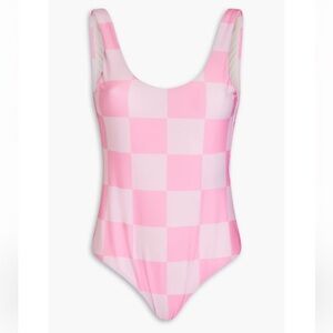 NWT Stine Goya Angela checked swimsuit Adonis medium